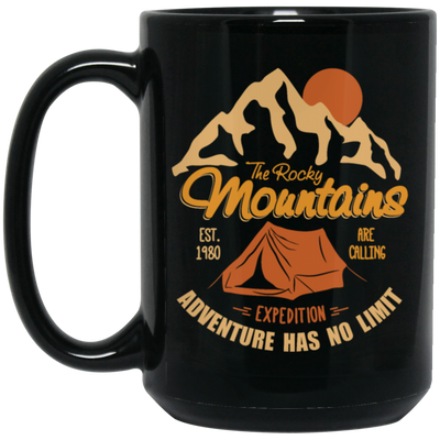Vintage Retro Rocky Mountains Hiking Camping Gift