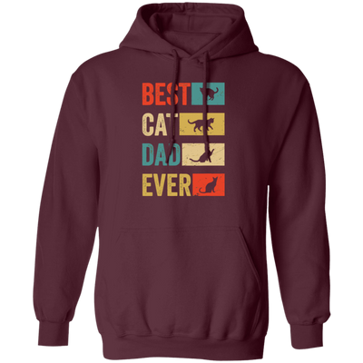 Retro Best Cat Dad Ever Cat Lovers Cat Dad