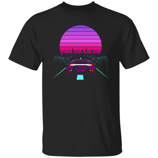 Auto 80s Gift Design Titled Retro Wave Sport Unisex T-Shirt