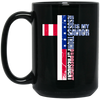 Jesus Is My Savior, Trump Is My President, Love My President Gift Black Mug