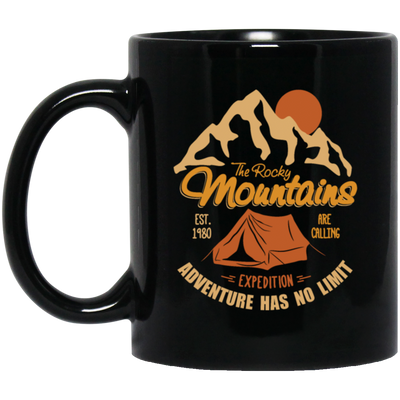 Vintage Retro Rocky Mountains Hiking Camping Gift