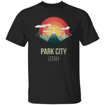 Snowboard Park City Utah Ski Winter Gift, Retro Park City