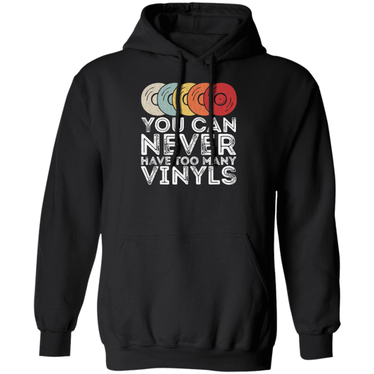 Retro Vinyl LP Record, Vintage Vinyls gift Pullover Hoodie