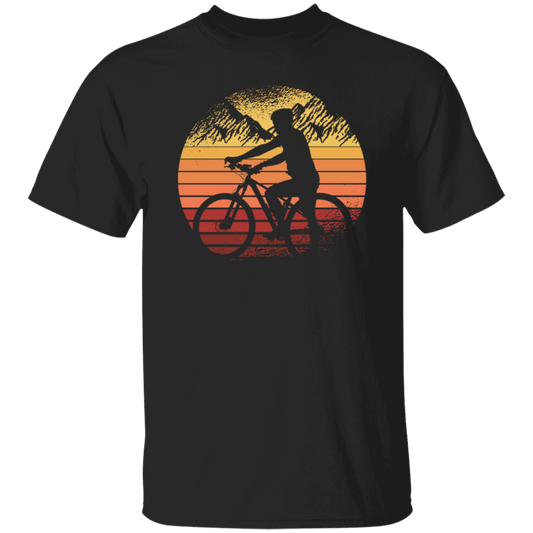 Silhouette Cycling Bike, Mountain Bike, Biker