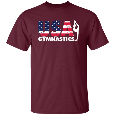 USA Gymnastics American Flag Gymnast Acrobatic