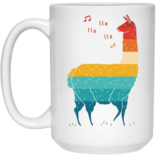 Song Of The Llama Retro Llama Animal But Love To Sing