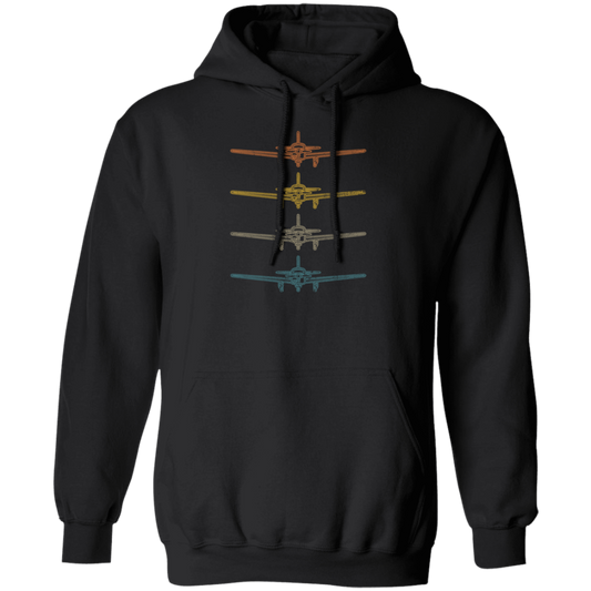 M20J Airplane Gift For Flight School Training Love Aviation Pilot Vintage Pullover Hoodie