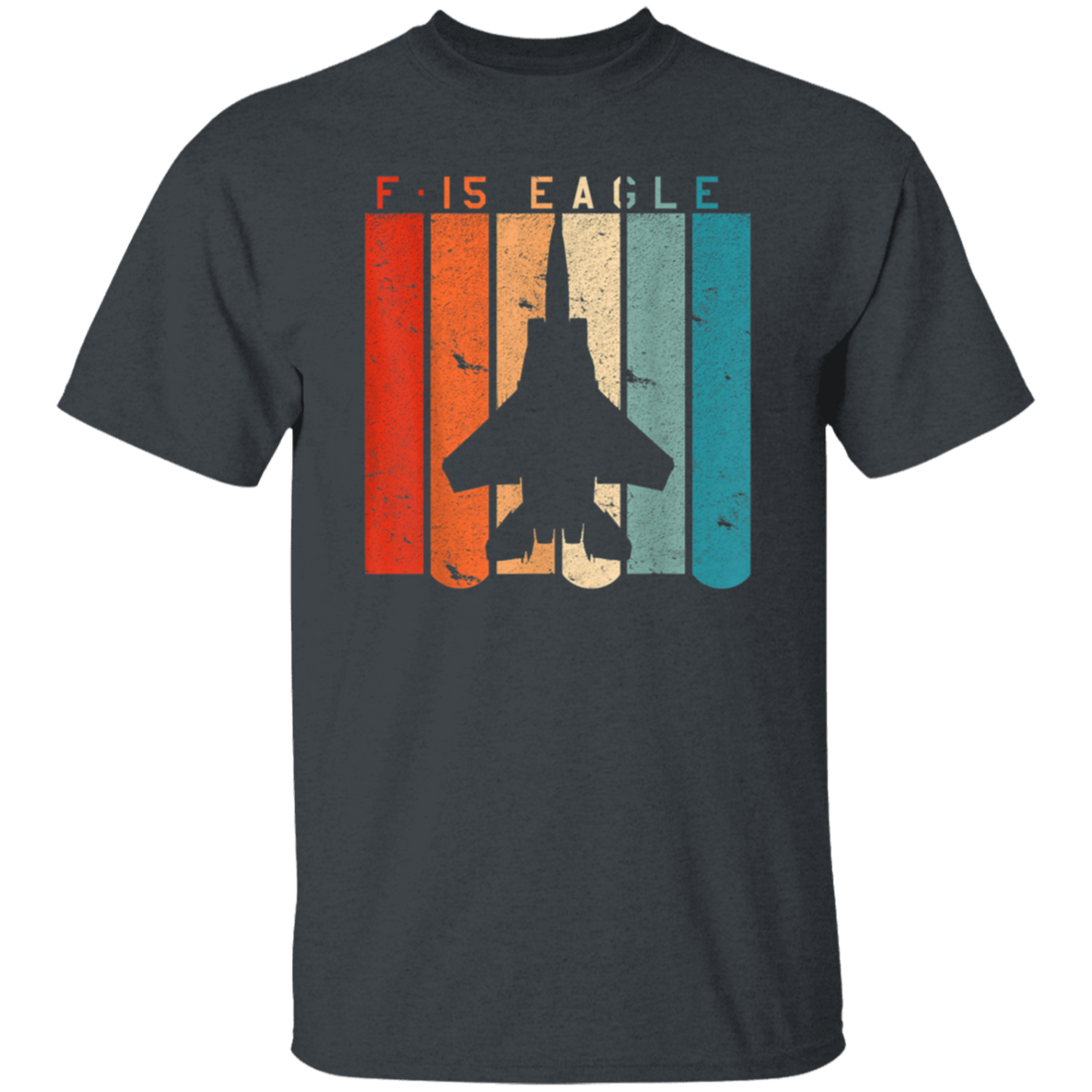 Retro F 15 Eagle Jet Fighter Vintage Aircraft Style