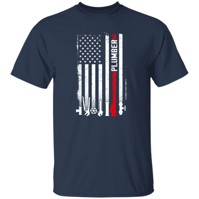 Plumber Gift Lover American Flag My Plumber