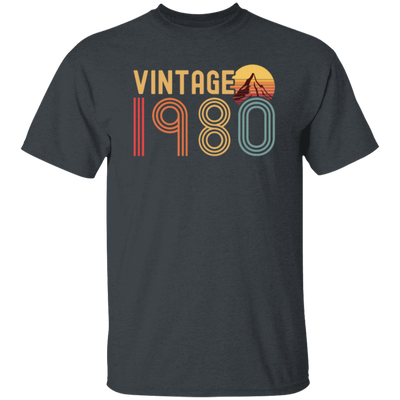 Vintage 1980 Retro Birthday Gift Unisex T-Shirt
