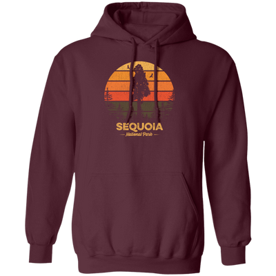 Sequoia Park Lover, National Gift, Retro Park Gift, Mountain Lover Gift, Sequoia Gift Pullover Hoodie