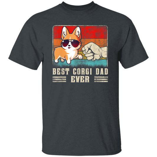 Best Corgi Dad Ever Retro, Dad Gift