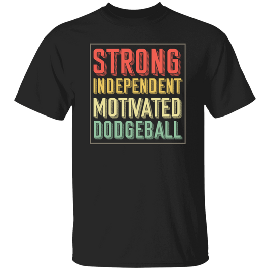 Ballgame Gameplay Throwing Ball Hit Opponents Strong Independent Motivated Dodgeball Vintage Unisex T-Shirt