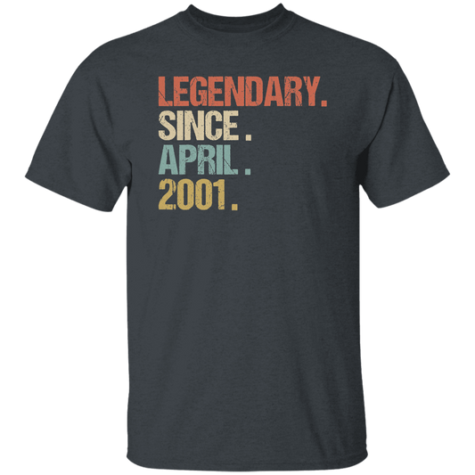 Birthday Gift Legendary Since April 2001 Son Unisex T-Shirt