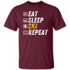 Eat Sleep Ski - Funny Alpine Skiing Gift