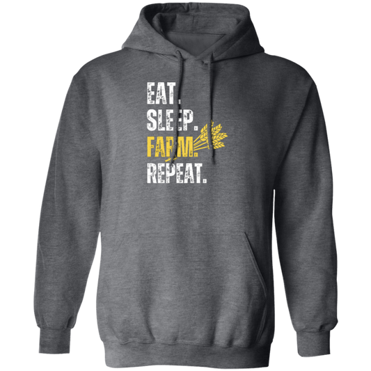 Eat Sleep Farm Repeat, Love Farm, Best Farming Lover, Farmer Gift, Rice Lover Pullover Hoodie