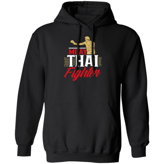 I Love Muay Thai, Fighter Lover Gift, Hobby martial Arts, Boxing Gift Pullover Hoodie