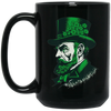 Patrick Lover, St Patrick, Men Of Patrick Day, Shamrock Hat Lover Black Mug