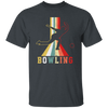 Colorful Bowling, Sporty Retro, Boy Gift, Bowling Lover Gift Unisex T-Shirt