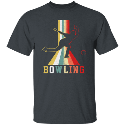 Colorful Bowling, Sporty Retro, Boy Gift, Bowling Lover Gift Unisex T-Shirt