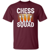 Squad In Sport, Chess Squad Gift, Intelligent Sport, Hobby Player Lover Match Gift Unisex T-Shirt