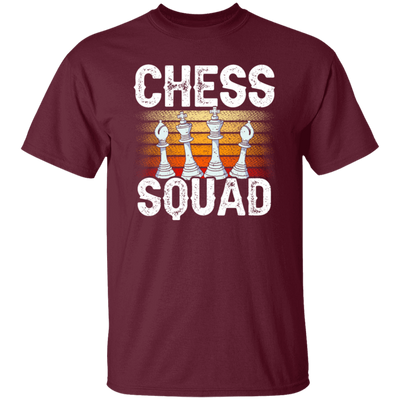 Squad In Sport, Chess Squad Gift, Intelligent Sport, Hobby Player Lover Match Gift Unisex T-Shirt