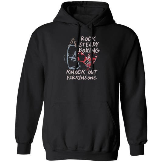 Parkinsons Fighter Rock Steady Boxing Knock Out Sporty Stronger Pullover Hoodie