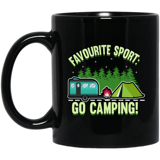 Camping camper travel nature campfire outdoor zelt gift