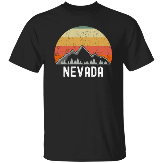 Retro Nevada Sunset Retro Vintage Nature Mountain Hiking