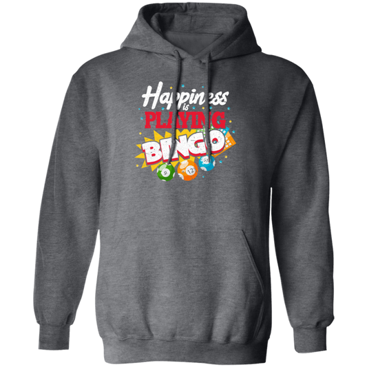 Playing Bingo, Happiness Is Playing Bingo, Love Bingo Game, Best Bingo Ever Pullover Hoodie