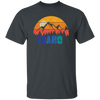 Retro Vintage Idaho With Mountain And Forest