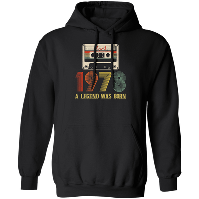 Birthday April 1978 Legend Was Born Gifts Funny Retro 1978 Pullover Hoodie