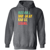 Retro Husband Baby Daddy Karate Legend Dad Pullover Hoodie