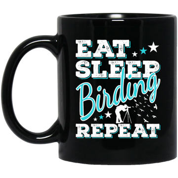 Eat Sleep Birding Quote Funny Bird Spotter