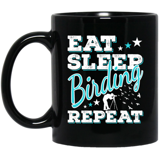 Eat Sleep Birding Quote Funny Bird Spotter