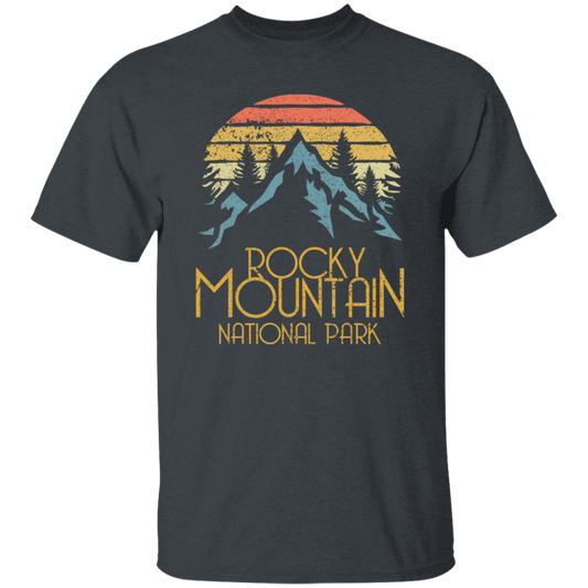 Vintage Rocky Mountains National Park, Retro Colorado National Park Gift