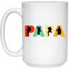 Climber Hiker Dad Gift, Funny Papa Hiking Retro