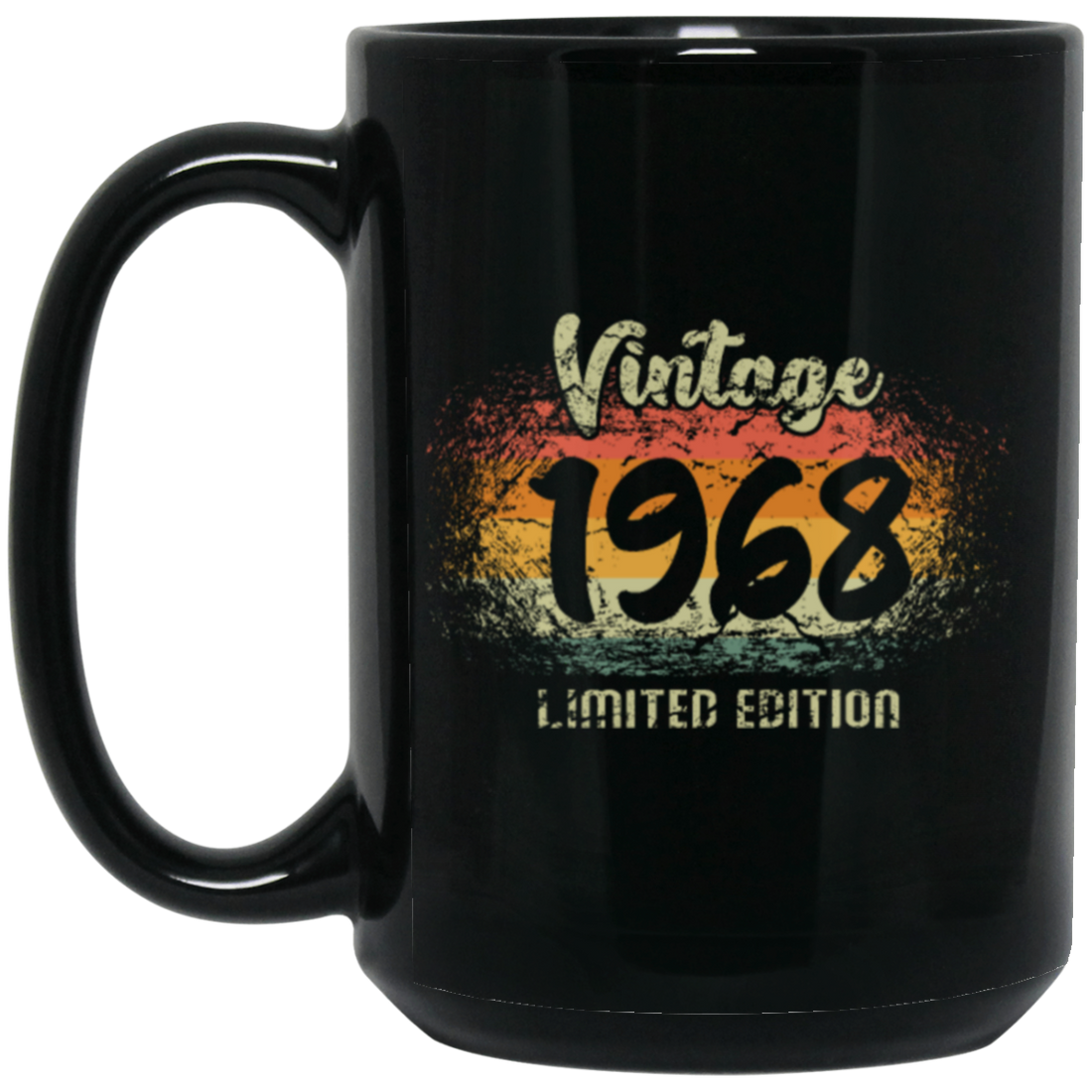 Vintage 1968 Limited Edition, Retro 52nd Birthday Gift