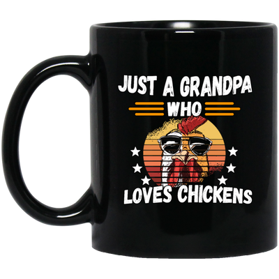 PNG Just A Grandpa Who Loves Chicken Vintage