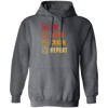 Retro Eat Sleep Crash Repeat - Mountain Biking Pullover Hoodie