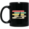 Vintage Sailboat Vintage, Retro Sailor Sailing Dinghy Black Mug