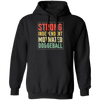 Ballgame Gameplay Throwing Ball Hit Opponents Strong Independent Motivated Dodgeball Vintage Pullover Hoodie