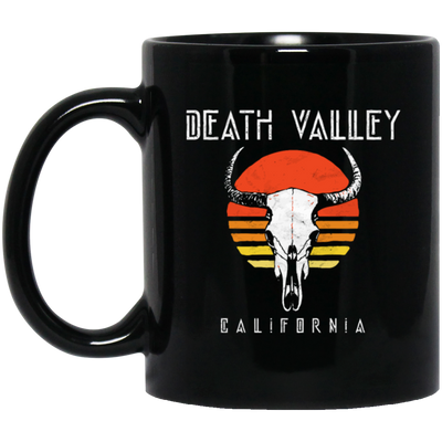 Death Valley National Park Retro Cattle Skull Grap