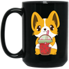 Boba Corgi Cute Dog Drink Milk Tea, Corgi Cute Dog