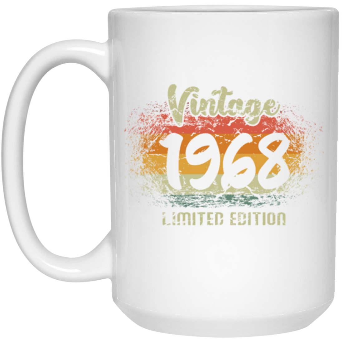 Vintage 1968 Limited Edition, Retro 52nd Birthday Gift
