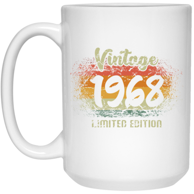 Vintage 1968 Limited Edition, Retro 52nd Birthday Gift