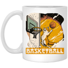 Basketball Cat Lover Cartoon Cat Love Sport