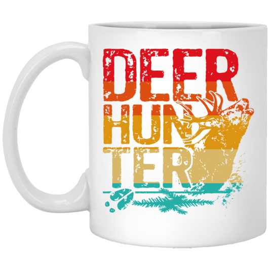 Cant Wait For Deer Hunting Season Deer Hunter Vintage White Mug