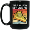 This Is My Lucky Key Lime Pie, Love Baking, Best Lime Pie, Pie Lover Gift Black Mug