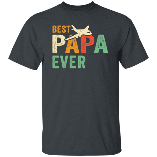 Papa Pilot, Vintage Style, Cool Pilot Gift Unisex T-Shirt